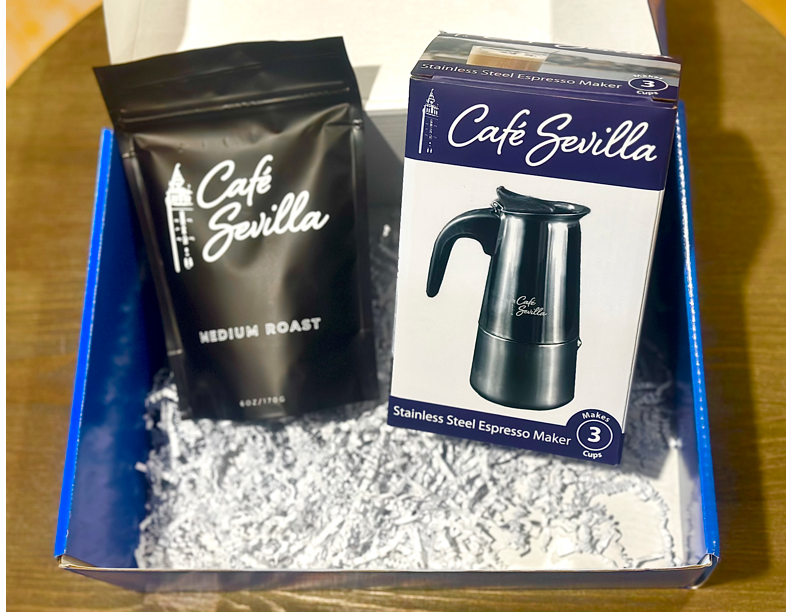 Café Sevilla Coffee Kit (Boiler and Beans)